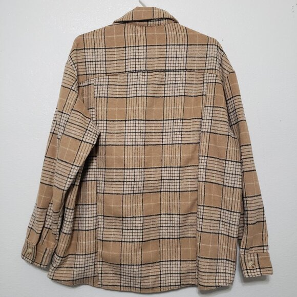 Akaiv Wool Blend Plaid Shacket - Picture 7 of 11
